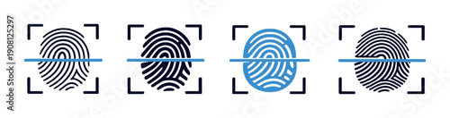 Digital fingerprint scanning technology with biometric identification