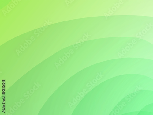 Abstract light green background with soft layered waves and vibrant lime gradient.