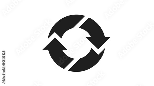 Circular Arrows Icon: Refresh, Recycle, Repeat, Reload, Sync, Loop, Cycle, Update