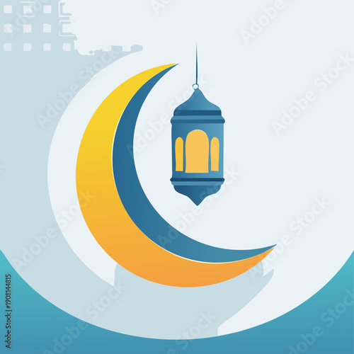 Traditional Hanging Lantern as Decorative Subject.