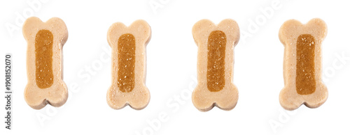 dry dog food isolated