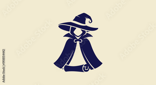 Mysterious figure in cloak and hat