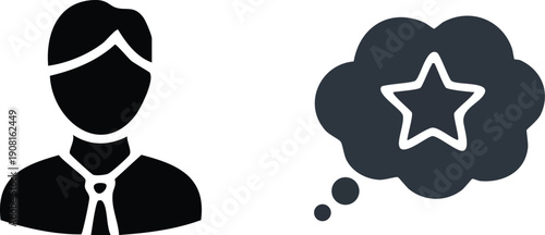 A graphic illustration of customer review ratings and feedback Adobe Illustrator Artwork