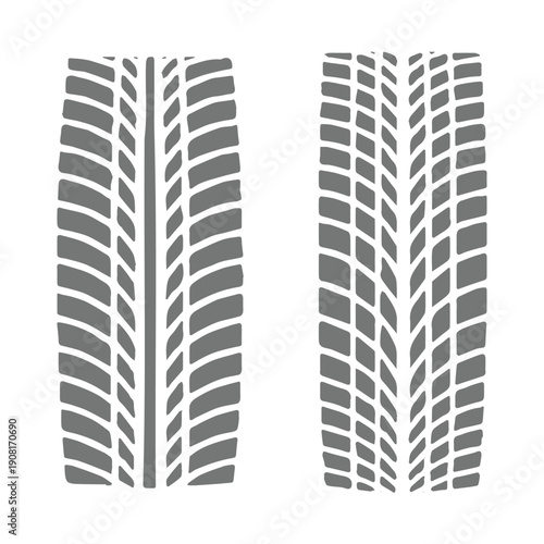 High-performance tire design showcasing modern grip technology for enhanced driving safety, isolated on a transparent background.