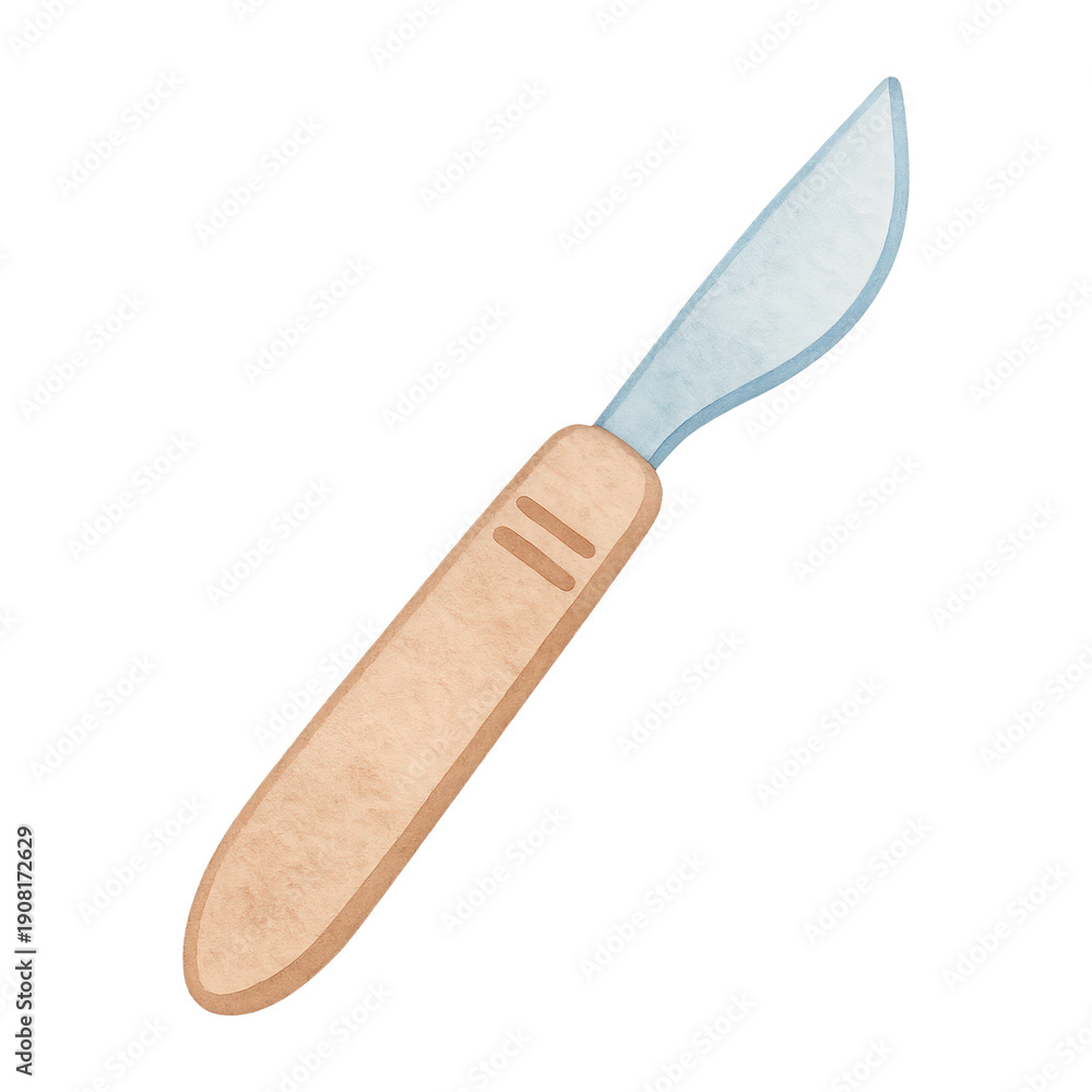 Fototapeta premium PNG Artistic scalpel illustration design.