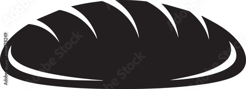 Vector illustration of a black and white shark swimming through an abstract wave pattern with an apple icon and nature design elements