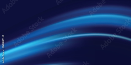 City road car light trails motion background. Illustration of light ray, stripe line with blue light