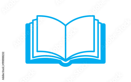 Wallpaper Mural open book vector illustration Torontodigital.ca