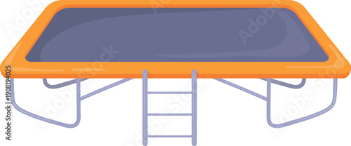 Kid playground bounce. Rubber child game equipment