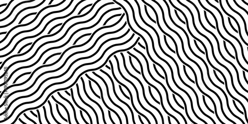 Seamless background in monochrome, modern