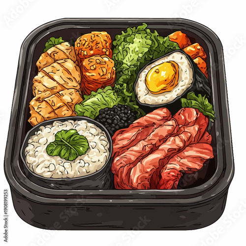 Japanese Bento Design Very Delicious