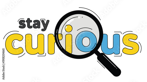 Nurturing an inquisitive mindset through visual encouragement a motivational illustration promoting continuous learning and exploration of new