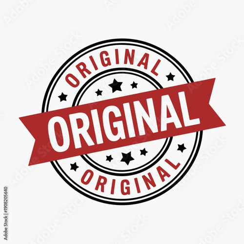 Original Stamp Badge – Authentic Genuine Quality Seal Illustration