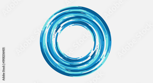 Celebrating World Water Day with ripples in a serene aquatic environment