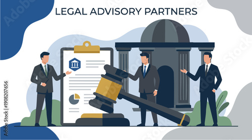 Businessmen in Suits Legal Advisory.