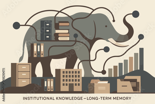 Institutional Knowledge Retention and Long Term Business Memory Systems illustration