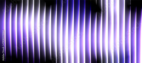 Lavender purple glass stripe abstract background with soft glossy light streaks transparent layers and a futuristic elegant glow.