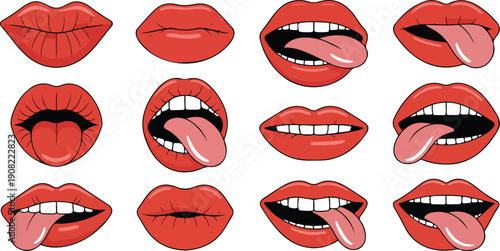 Cute Dachshund Holiday Icon Set  Wrapped in Christmas Lights