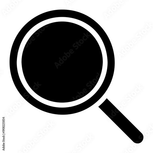 magnifying glass glyph icon