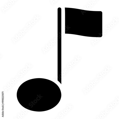 music glyph icon