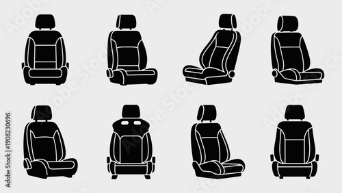 Car Seats Collection: Multiple Angles and Styles