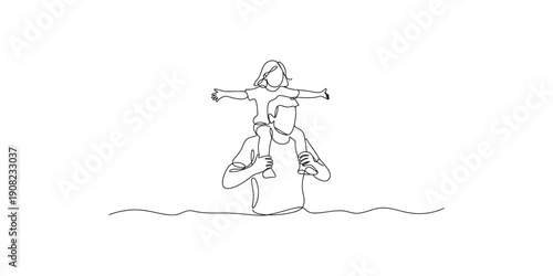 A stylized line drawing of a person dancing with arms gracefully raised and flowing fabric.