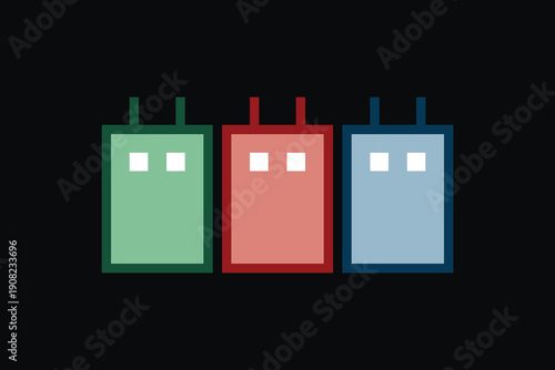 8 bit robotic or robot cartoon toy chat bot humanoid with ai,intelligence,background,business,engineer.