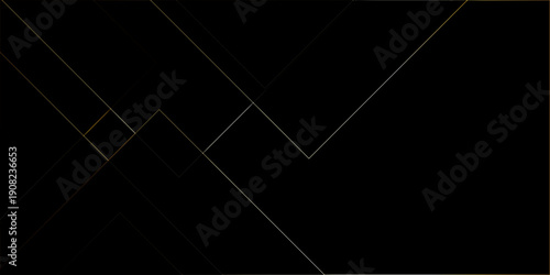 Modern black background corporate with gold lines . vector gradient goldren line abstract pattern Transparent monochrome striped texture, . Abstract technology of squares concept. vector illustration 