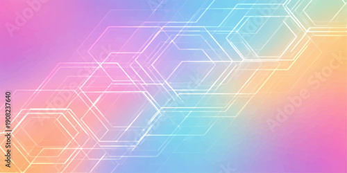 Abstract colorful background with blue triangles and a seamless cracked glass mosaic pattern for a digital technology business wallpaper illustration or decorative art backdrop