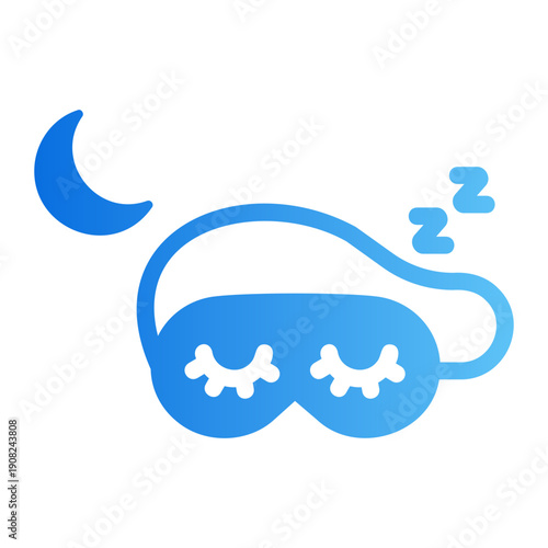 Eye mask Line Gradient Icon