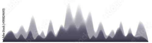 Audio frequency. Sonic wave flow black icon