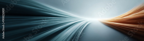 Abstract representation of flowing colors, blending smoothly to evoke sense of motion and depth.