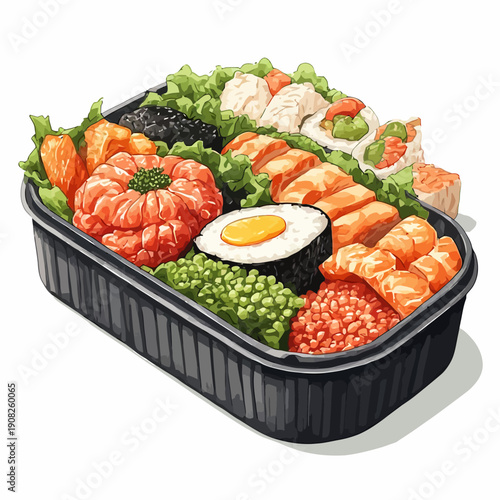 Special Japanese Food Bento Design