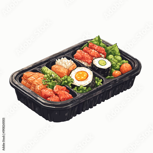Special Japanese Food Bento Design