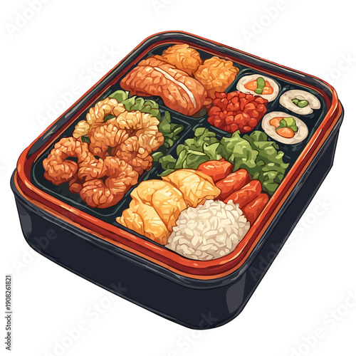 Special Japanese Food Bento Design