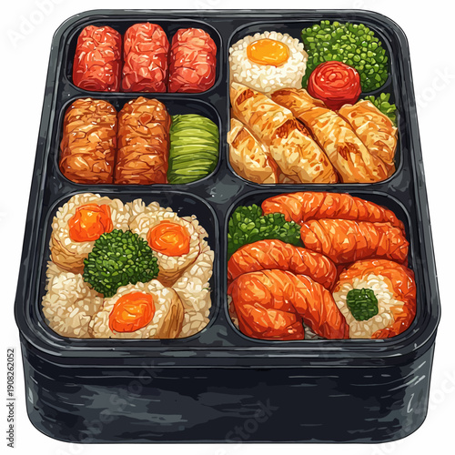 Special Japanese Food Bento Design