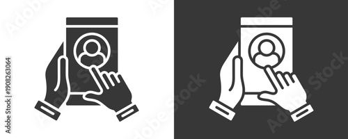 Authorization Icon Set Vector Collection Isolated In Black And White