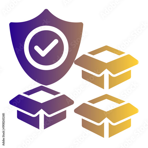 Extra inventory maintained to prevent stockouts caused by demand or supply variability (Solid Gradient Style)