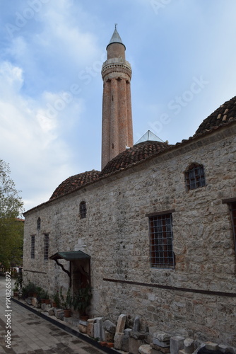 The architecture of the Turkish seaside resort city of Antalya