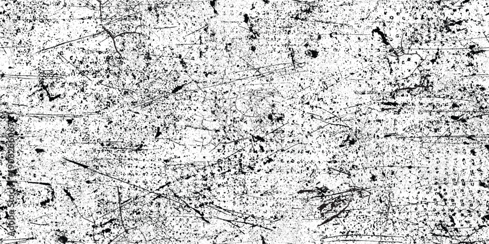 Obraz premium Scratched grungy endless pattern . seamless pattern texture. Organic overlay pattern . Vector repeatable scratchy texture .Screen print endless pattern texture. Scratches background texture.