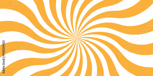 Vector illustration pattern beam rays. Spiral radial striped backdrop design. Abstract background with rays retro starburst abstract. Sunburst background.