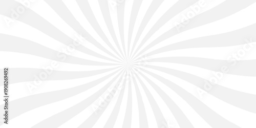 Vector sunray stripe background. Light sunburst glowing background. Sunburst pattern summer social banner. vector illustration pattern beam rays. Spiral radial striped backdrop design.