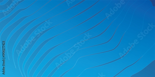 Elegant deep sea blue background with dark blue tones with wavy lines. Vector eps texture.