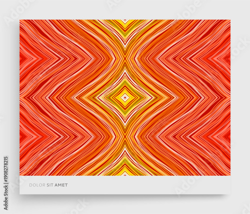 An ornament made of colored floss threads. Ethnic ornament. Geometric tribal background. Strips. Colored carpet. Fabric design. Vector for brochure, poster, cover, card, presentation, flyer or banner.