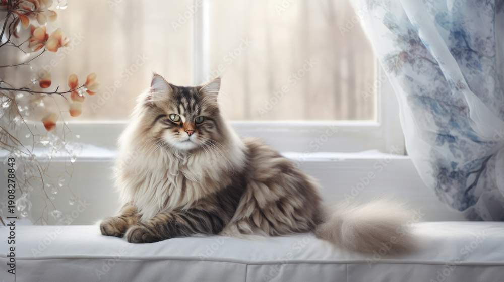 custom made wallpaper toronto digitalA cat in home