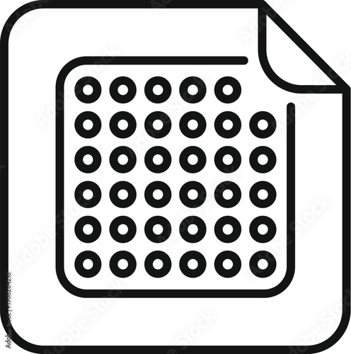 Nicotine patch providing a transdermal drug delivery system helping people quit smoking