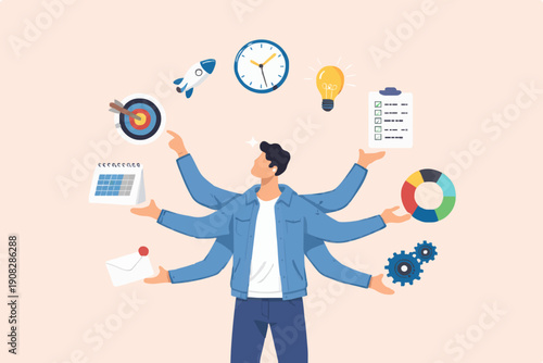 Many Tasks And Work Life