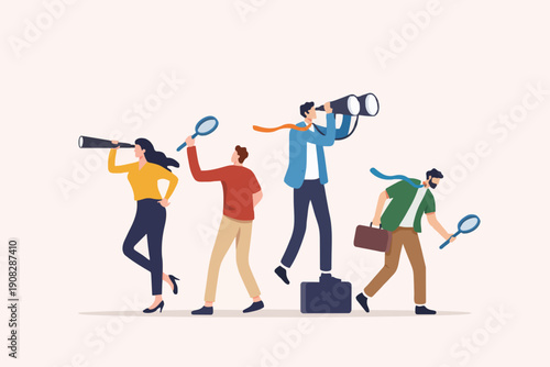 People working together now