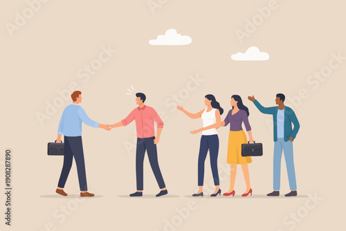 Business People Meeting Together