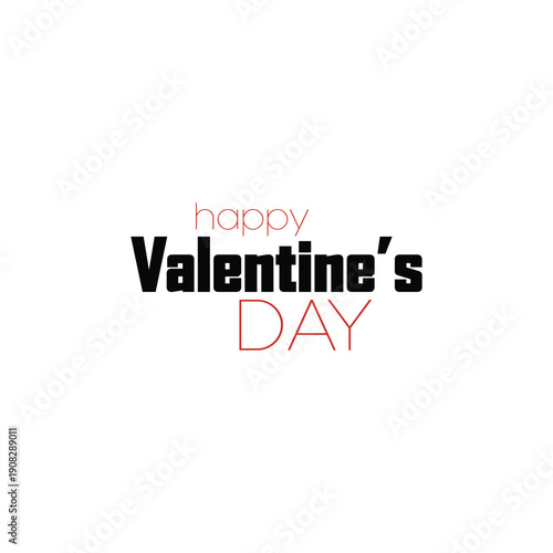 Happy Valentine's Day typography T-shirt design with a silhouette background hearts love